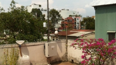 CARE weather station for teaching and research of urban water in HCMC
